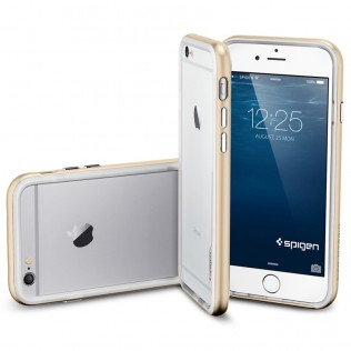 бампер для iPhone 6 Spigen Neo Hybrid EX Series Champagne Gold (золотой)
